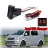 2.1A USB Wiring Harness Built-In Socket Car Charger Car Dual USB Port Charger