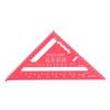 Woodworking Triangle Aluminum Alloy Electrophoretic Paint Clear Scale Triangle Carpenter Square Red