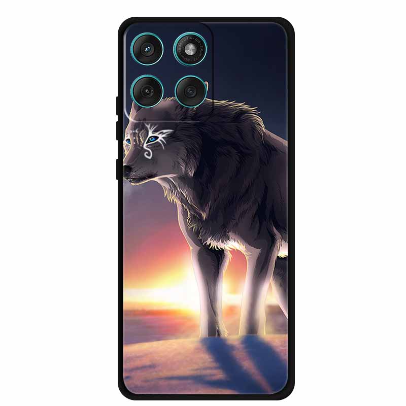 For Motorola Edge 60 Fusion Case XT2503-4 Wolf Lion Soft TPU Silicone Phone Cover for Motorola Edge 60 Fusion Case Fundas Coque