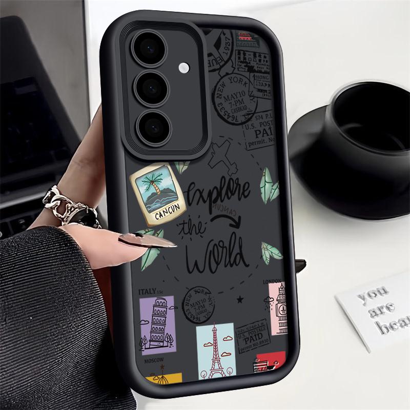 Знаменитый чехол для Samsung Galaxy A56 A36 A26 A16 5G A55 A35 A15 A54 A34 A17 A37 A57 S20 FE S21 S22 S23 S26 S24 S25 Ultra Capa