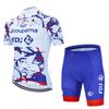 2026 Groupama FDJ TDF Велосипедные комплекты формы Париж Короткий рукав Быстросохнущий Maillot Ciclismo Гоночная велосипедная одежда