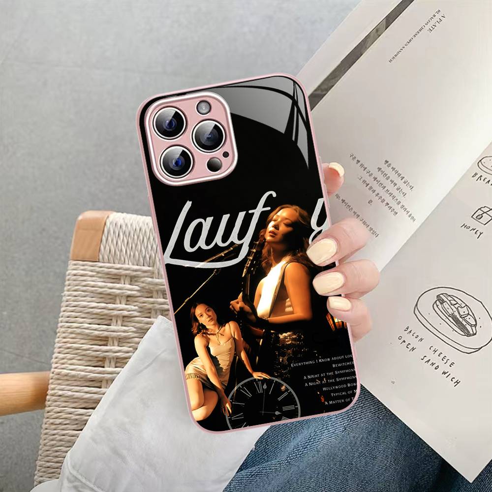 Singer L-LaufeyS Tempered Glass For Iphone 14 13 12 11 Pro Mini XS MAX 14Plus X XS XR Cover