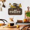Креативные деревянные таблички и кофейные чашки, наклейки на стену для украшения и благоустройства ресторана и кофейни