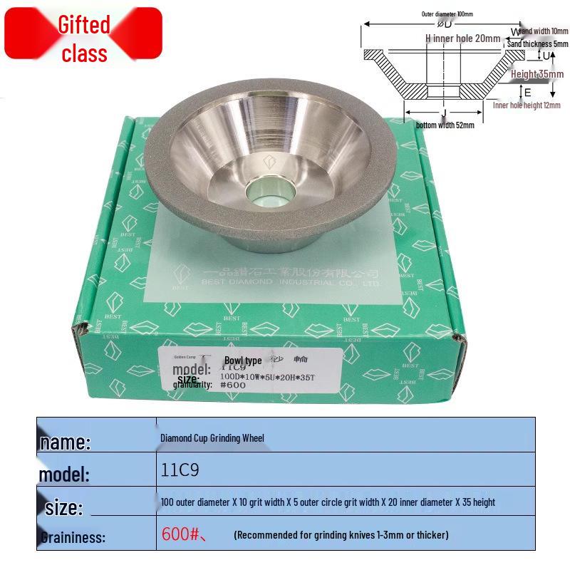 Premium Diamond Cup Grinding Wheel for Universal Tool & Tungsten Steel Alloy Grinders