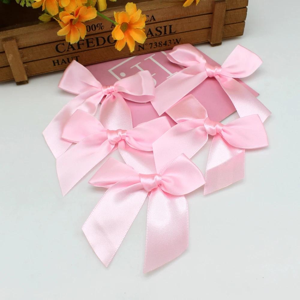 20/50pcs Ribbon Bow Craft Bow Pink White Blue Floral Gift Tie DIY Christmas Party Decoration Strikjes Decoratie Moños Navideños