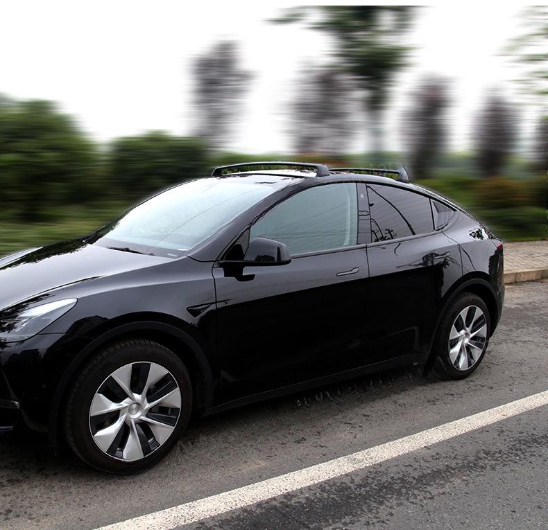 Поперечины для багажа с замком Tesla Model Y - Алюминиевая стойка для перевозки и Мод-аксессуары