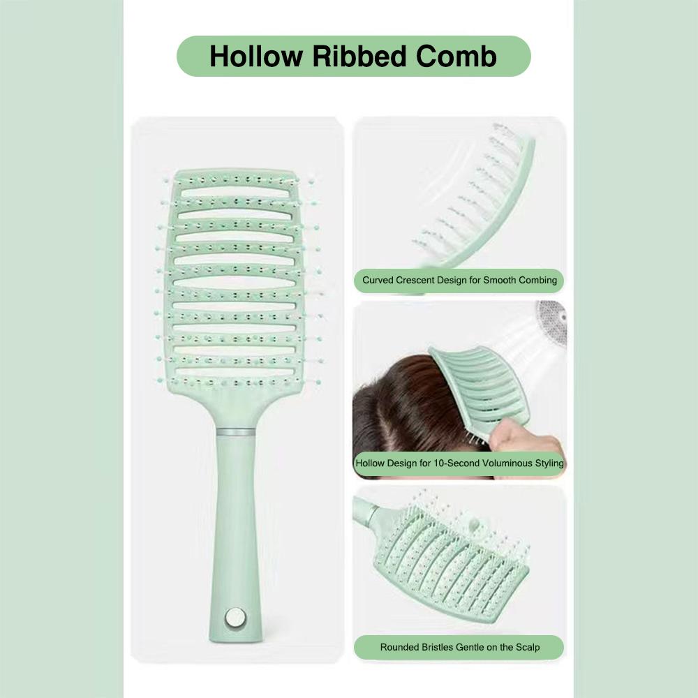 Wet & Dry Detangling Hair Brushes Faster Blow Drying Curling Comb Trendy Cushion Brush  for Women