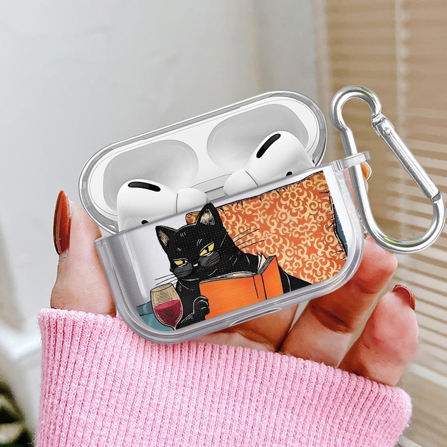 Прозрачные Чехлы для Наушников Чехол Для Airpods 2 Pro3 Pro2 4 1 Pro 3 Креативный Котенок