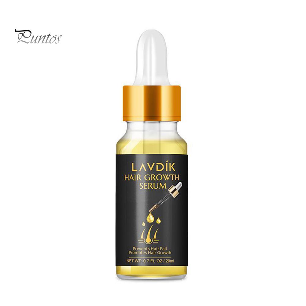Puntos LAVDIK 20 мл Сыворотка для роста волос Эфирное масло Ремонт поврежденной питательной жидкости