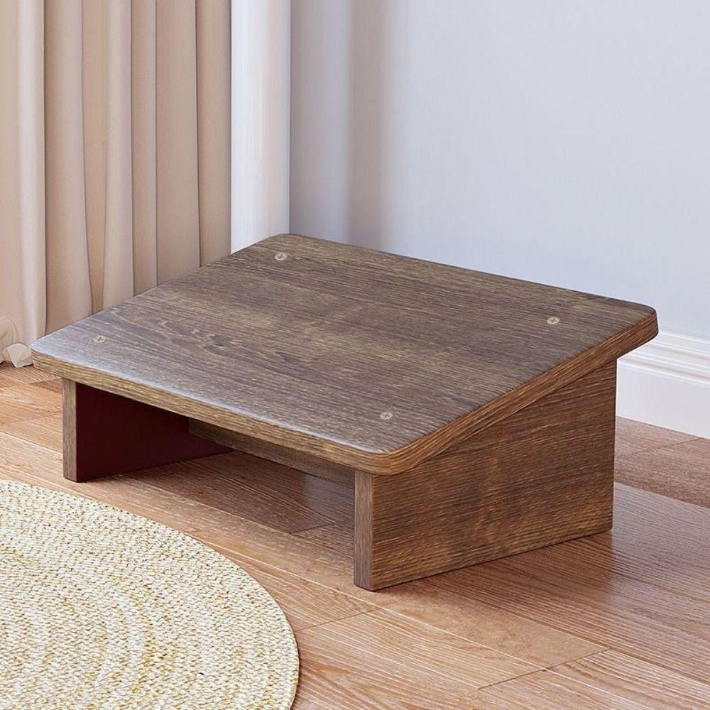 Nursing Step Leg Foot Stool Wooden Foot Pedal Mat Space Saving Desk Footstool Posture Correction