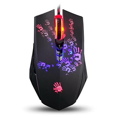 Оптическая игровая мышь Bloody A60L с переключателем Light Strike и прокруткой, полностью программируемыми расширенными макросами (ЛК) & - (А60Л).