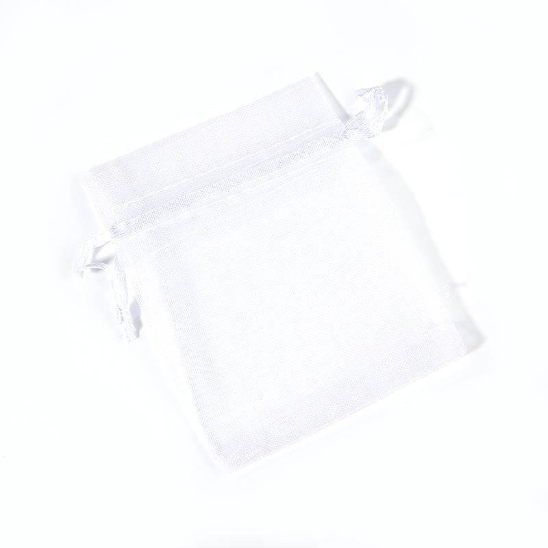 10Pcs Single Color Wedding /Ornament/Gift Wrap Yarn Bag Organza Bags Tulle Drawstring Bag Jewelry Pouches Packing Wholesale