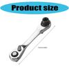 High Strength Ratcheting Wrench Set Double Head Two Direction 72 Tooth Rust Resistant Suitable for Automotive Home Use