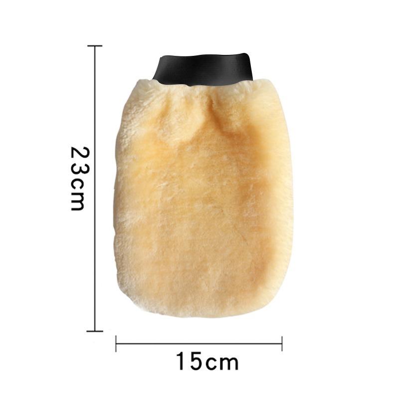 Thickened Waterproof Double Sided Imitation Wool Car Wash Cleaning Glove For Auto Detailing