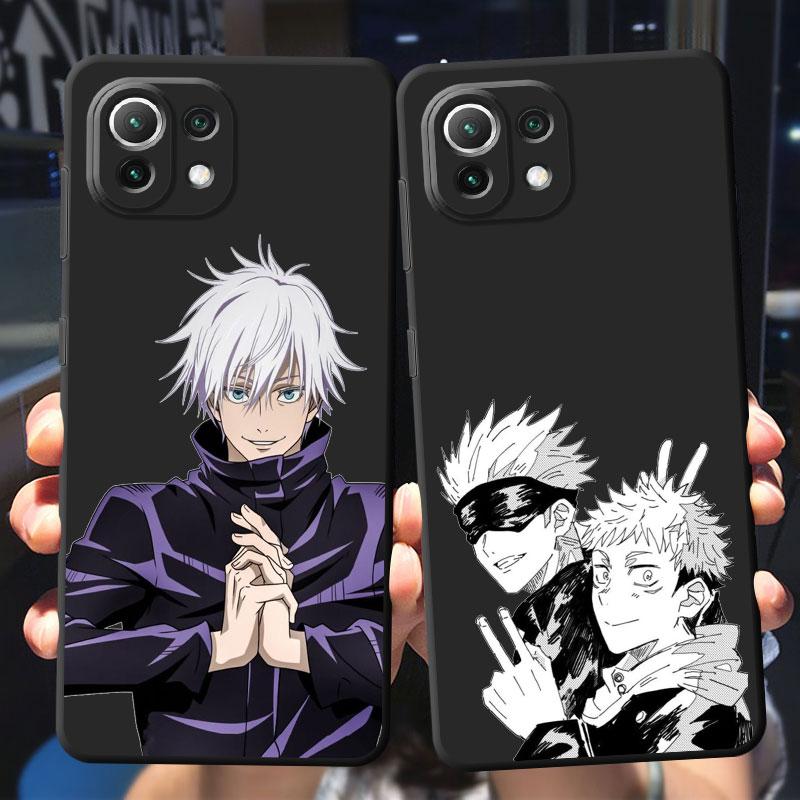 Чехол для телефона «Аниме дзюдзюцу кайсен» для Samsung Galaxy S20 S22 Note 20 Ultra 10 Plus 8 9 S21 S23 5g, черный мягкий чехол с броней