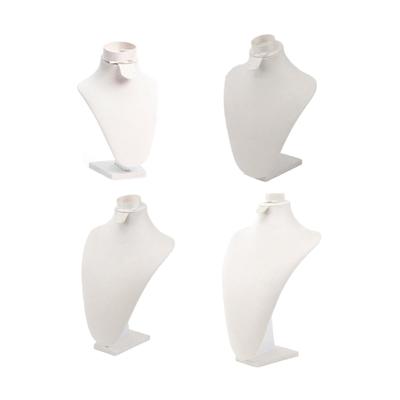 Практичный Прочный Бархатный Бюст-Подставка для Бижутерии Маленький Держатель для Дисплея Ожерелий Аксессуар для Бижутерии для Выставок