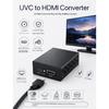 HD UVC USB Camera To HDMI Video Converter Plug and Play for DJI Pocket3 Pocket4 Insta360 To TV Monitor Live Video Mixer Switcher
