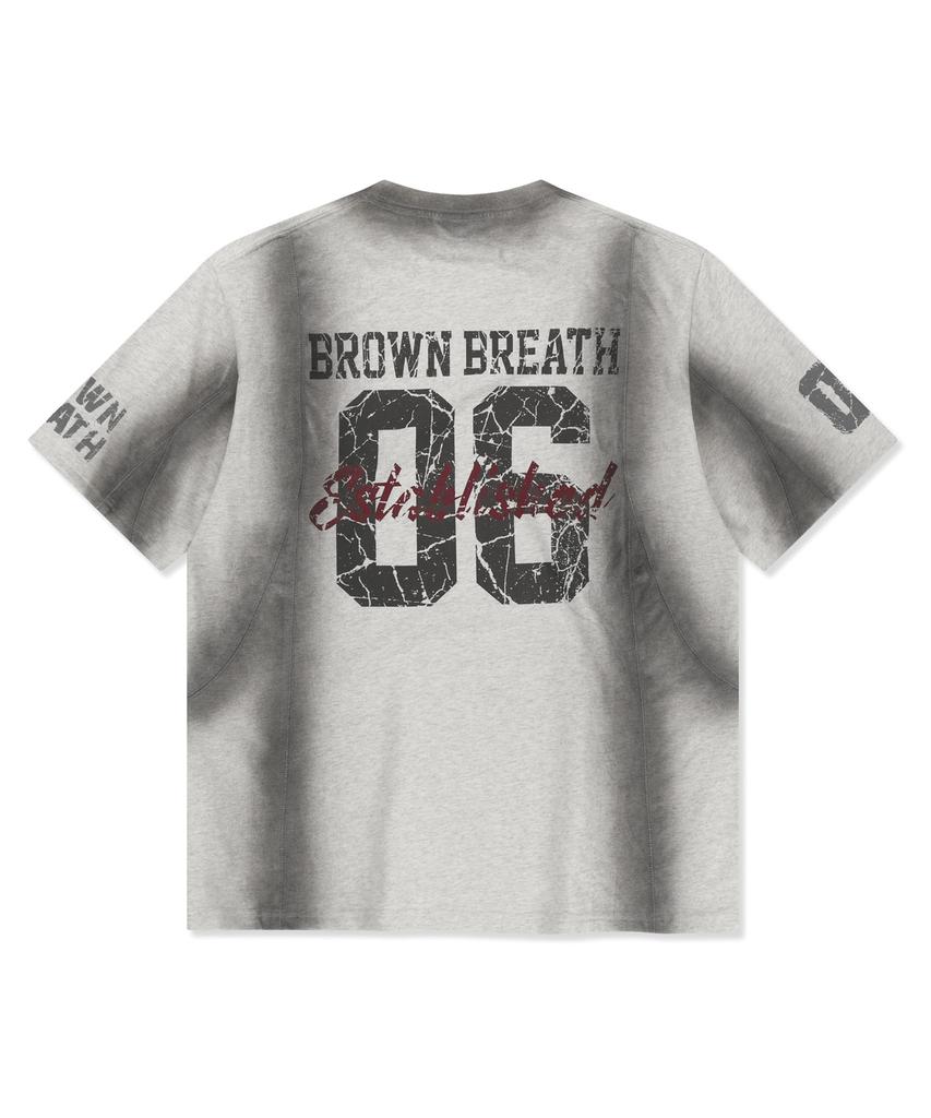 Футболка BROWNBREATH с нанесенным швом - Овсянка