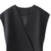 Women Waistcoat Solid V-Neck Sleeveless Single Suit Color Breathable Versatile Formal