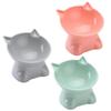 Pet Bowl To Protect Cervical Vertebrae Dog Bowl Tall Cat Bowl Anti-tip Plastic Slanted Mouth Cat Food Bowl Dog Bowl