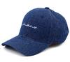 Unisex Cap Hat Twill Embroidery Logo Print CAP Cotton FREE 46 [Health Knit] Men's 291-4074 [-] (Free Size) (IND/Indigo)