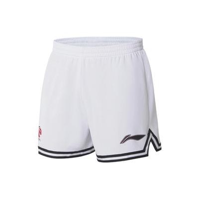 Штаны для баскетбола Li Ning CBA Series Professional Straight Casual Breathable Sports, мужские, белые, AAPS143-1