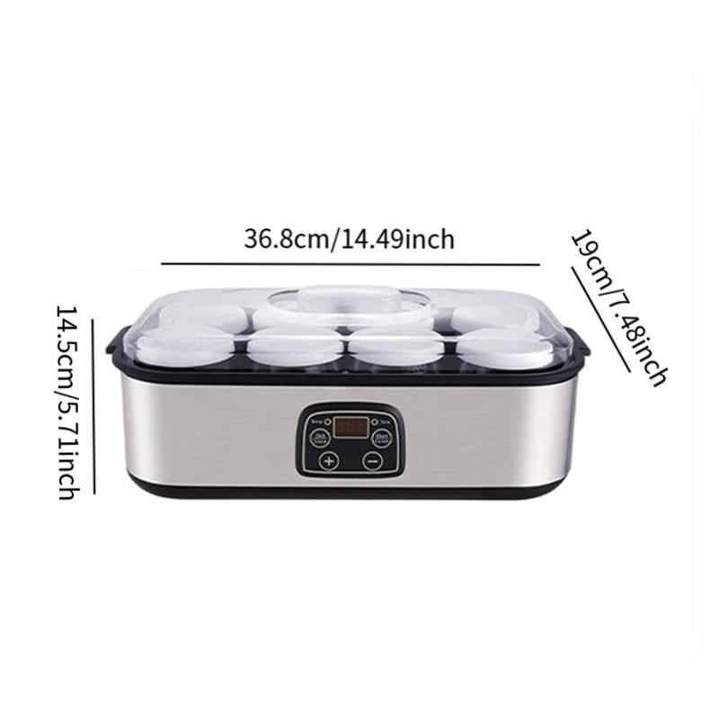Professional Homemade Yogurt Maker Multifunctional Automatic Yogurt Machine Household Stainless Steel Food Processing Equipment