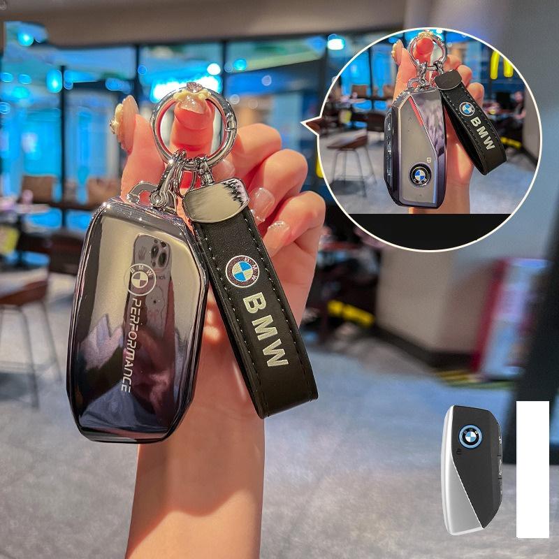 DKXA1 Soft TPU Car Key Case Cover Protector Shell For BMW I7 X7 G07 LCI I20 U11 IX X1 7 Series G70 G09 XM U06 G81 M3 Key Accessories