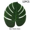Новые искусственные листья тропической пальмы Гавайская вечеринка Луау Алоха Летние джунгли Тематическая вечеринка Украшения Свадьба День рождения Домашний стол D