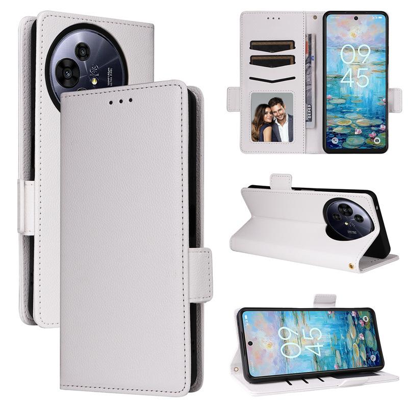 Кожаный флип-чехол для TCL 50 NxtPaper 5G/TCL 50 Pro NxtPaper 5G кожаный чехол противоударный кошелек противоударные бамперные чехлы