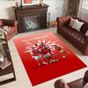 Arsenal Customize Your Name Floor Rug Office Rug Design for Outdoor Balcony Foyer Playrooms Anti-slip Rug Anime Office Decor