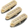 Musiclily Pro ST-50S Alnico 5 Staggered Single Coil Pickups (Neck, Middle, and Bridge) for Strat Electric Guitars, Cream
