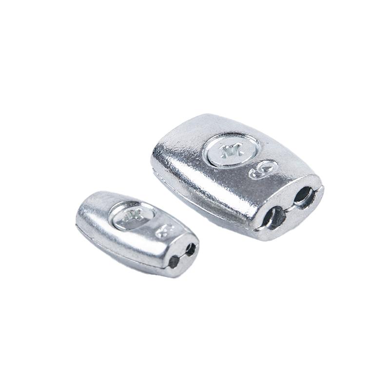 1/5Pcs 2/3/4/6/8Mm Cable Clamp Thread Wire Rope Grip Cable Simplex Clamps