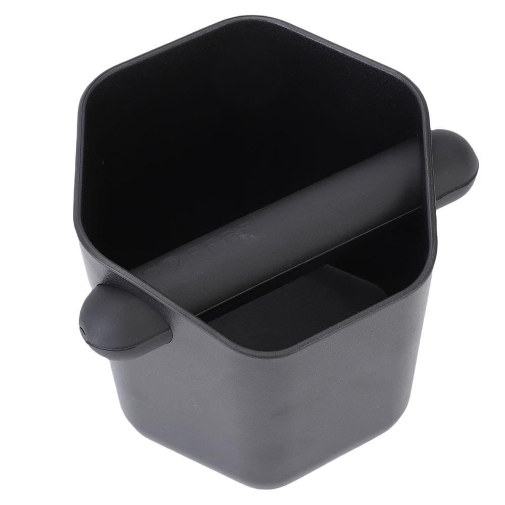 580ML Capacity Coffee Knock Box ABS Material Mini Knock Box Large Coffee Ground Knock Box Home Use
