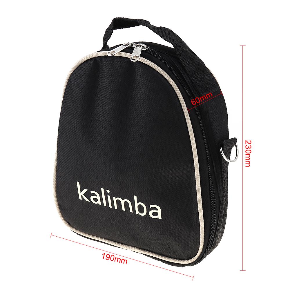 17 / 15 / 10 Key Portable Kalimba Storage Bag Thumb Piano Mbira Soft Case Oxford Cloth Shoulder Bag