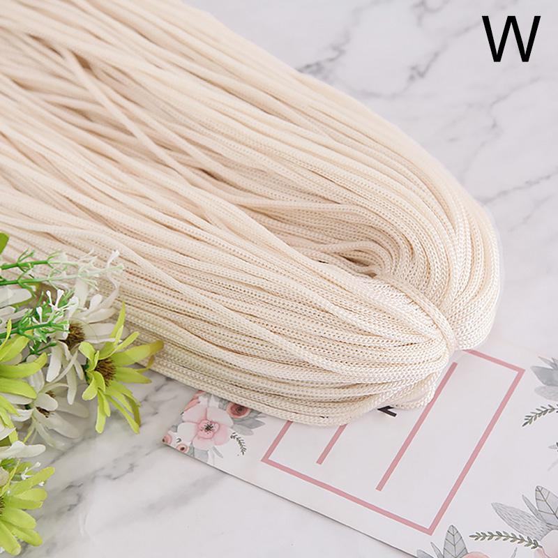 200 г 3 мм Цветная нейлоновая нить для вязания крючком, полая линия, макраме, сделай сам, ручное плетение, браслет, плетеные ремесла, изготовление обуви, сделай сам