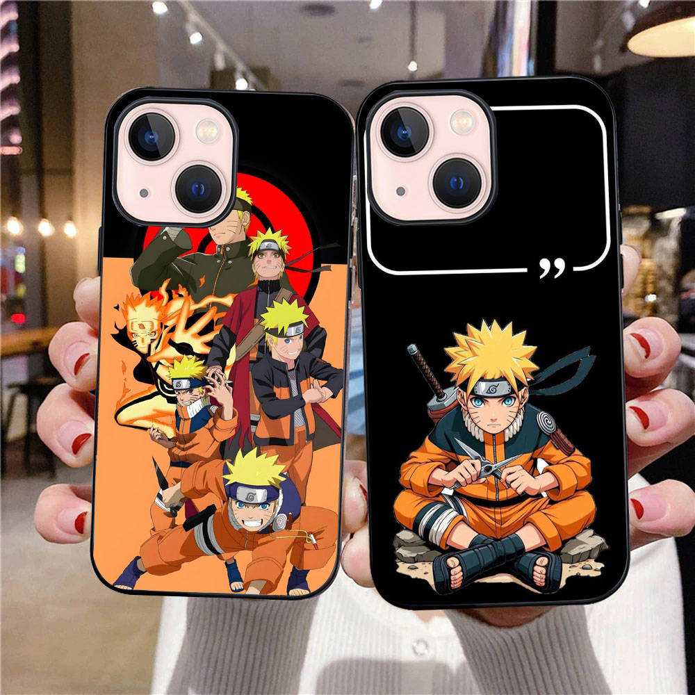 Черный чехол B-34 Naruto для OPPO A5 A9 A15 A16 A55 A94 A95 A96 Reno 6 7 8 10 5G Realme 7I 8I C30 C31 VIVO V23E V25 V27 Pro Y20S Y17S