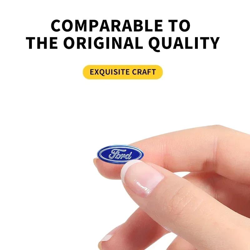 Car Sticker 2026 Ford New 2025 Hot 21mm Car Remote Key Emblem Logo Sticker decoration Decal For Ford ST FOCUS 2 3 Mondeo Fiesta