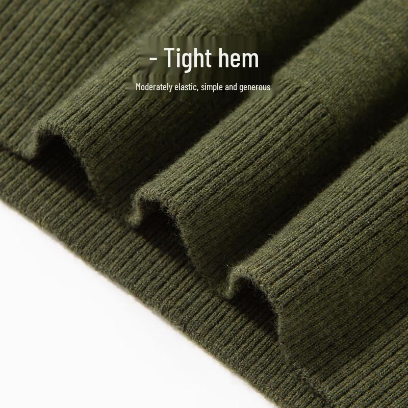 Hodo Men's Wool Blend Crew Neck Sweater