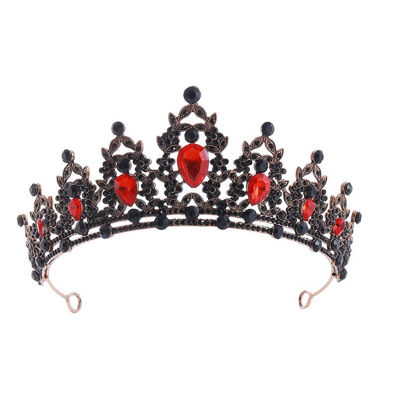 Невеста Корона Головной убор День рождения Свадебная повязка на голову Ювелирные изделия Королева Свадебный сплав Головной убор Аксессуар для волос Корона