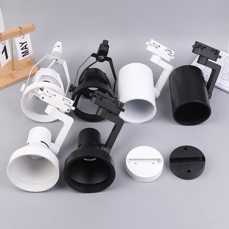 Светодиодный цоколь E27 Par30 для трековой системы 2/3 провода Держатель для потолочных светильников Магазин одежды Гостиная Коммерческое использование