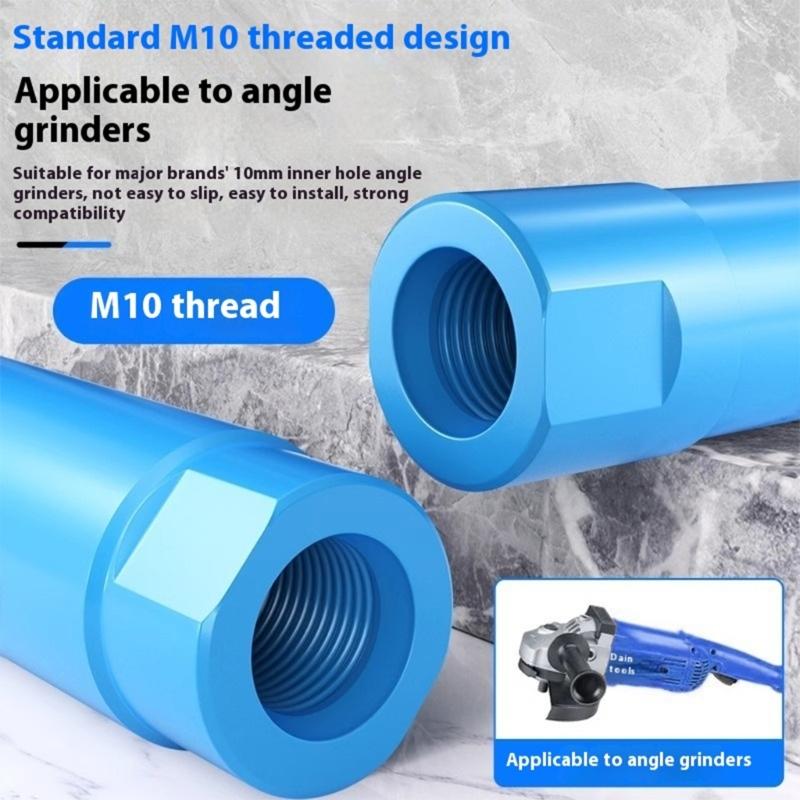 652F Thickened Diamantine Tip Grinder Hole Cutter 5 Segment Blade Design Reduced Vibration Clean Cutting for Glass Tile