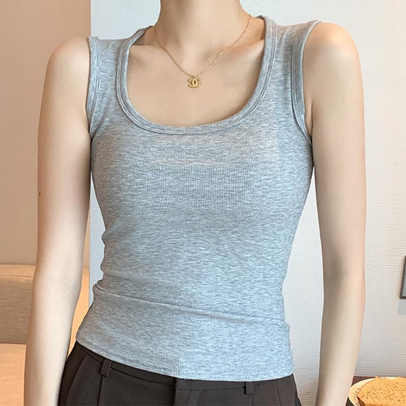 Women's Camisole: 2025 Summer Style, Pure Cotton, I-Back, Wide Straps, Covers Underarm Areas.