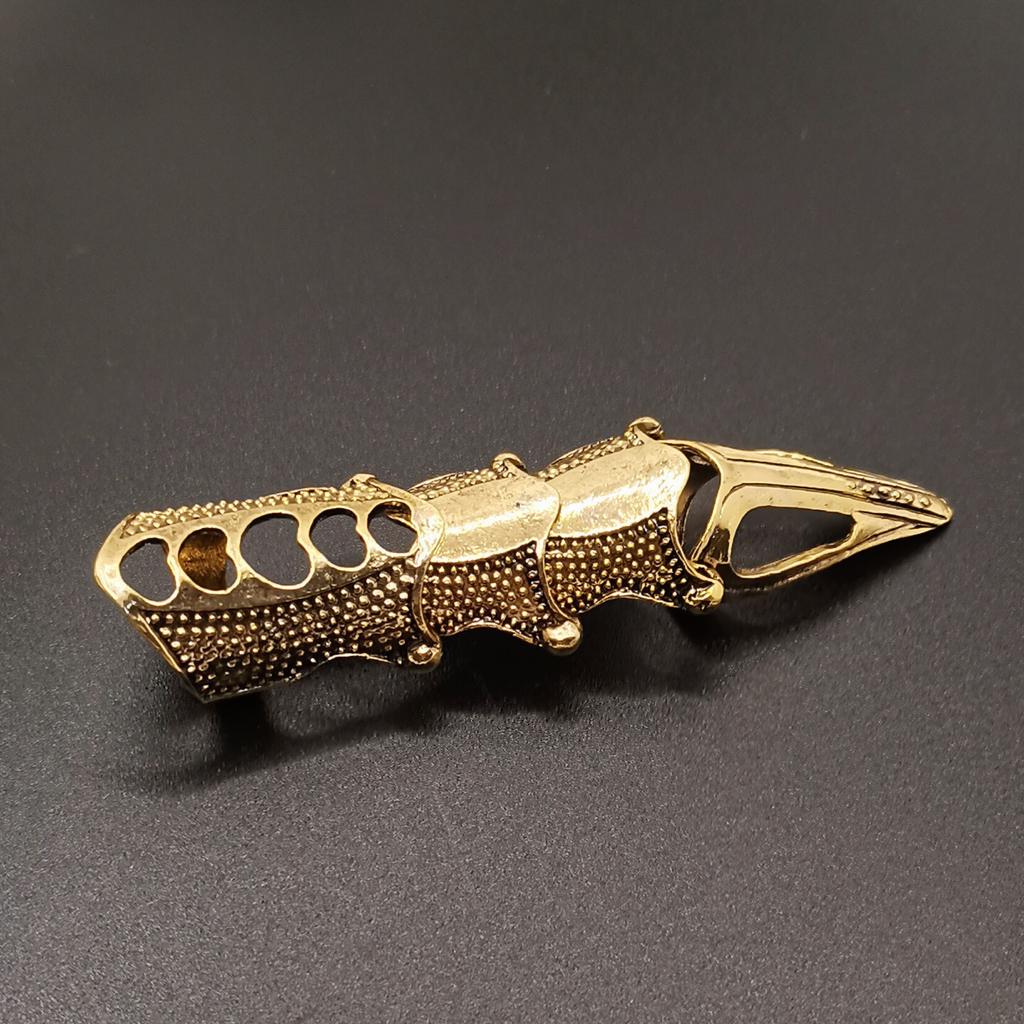 Кольцо ретро панк крутой шпиль длинное совместное кольцо четыре кольца ферросплав