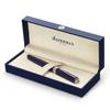 Waterman Перьевая ручка Exception Slim Deluxe Blue Lacquer ST с тонким кончиком и пером из 18-каратного золота в подарочной коробке, подлинная импортная S0637090