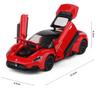 1/32 Maserati MC20 Cabrio Alloy Sports Car Model Diecast Metal Simulation Toy Model Collection Sound and Light Kids Toys Gift