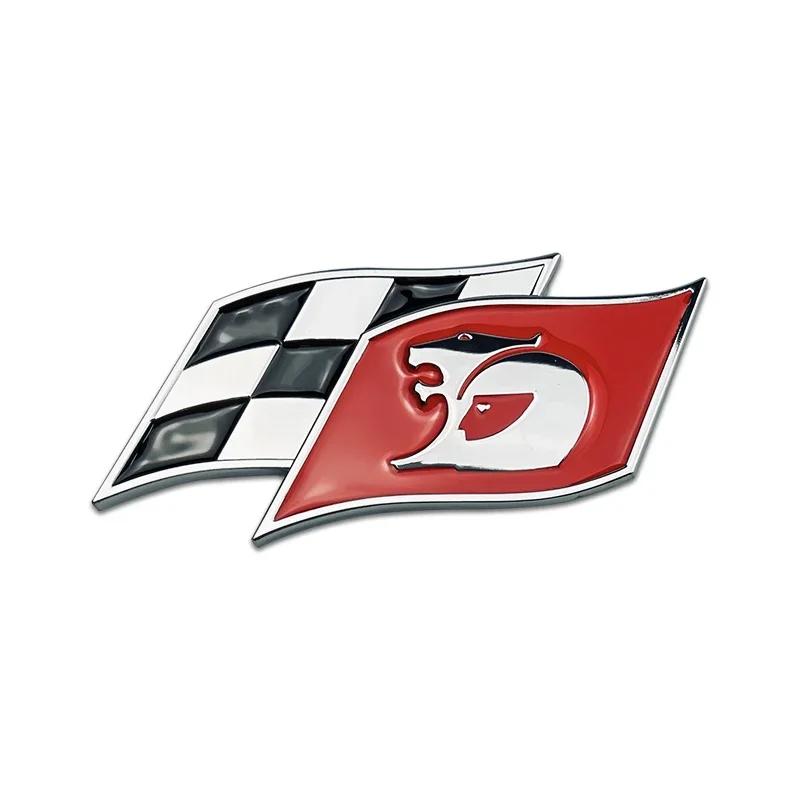 Car Front Grille Emblem Tail Box Metal Bagde Sticker