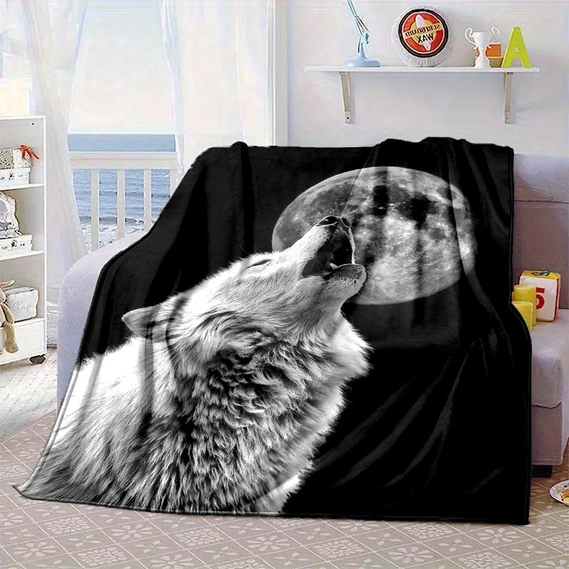 Wolf Pack Wilderness Blanket Flannel Blanket Throw Blanket Sofa Cover Blanket Soft Premium Blanket Picnic Blanket Tv Blanket Gifts
