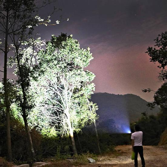 Rechargeable Flashlight Super Bright High Lumens Adjustable Brightness Zoomable Waterproof Tactical Flashlight LED Torch