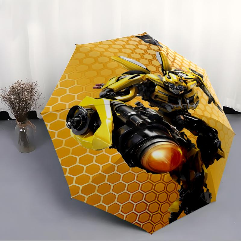 1pc Bumblebee3 Umbrella, Sun Protection, And UV Shielding. It Has Eight Sturdy Ribs for Outdoor Use And Perfect Gift